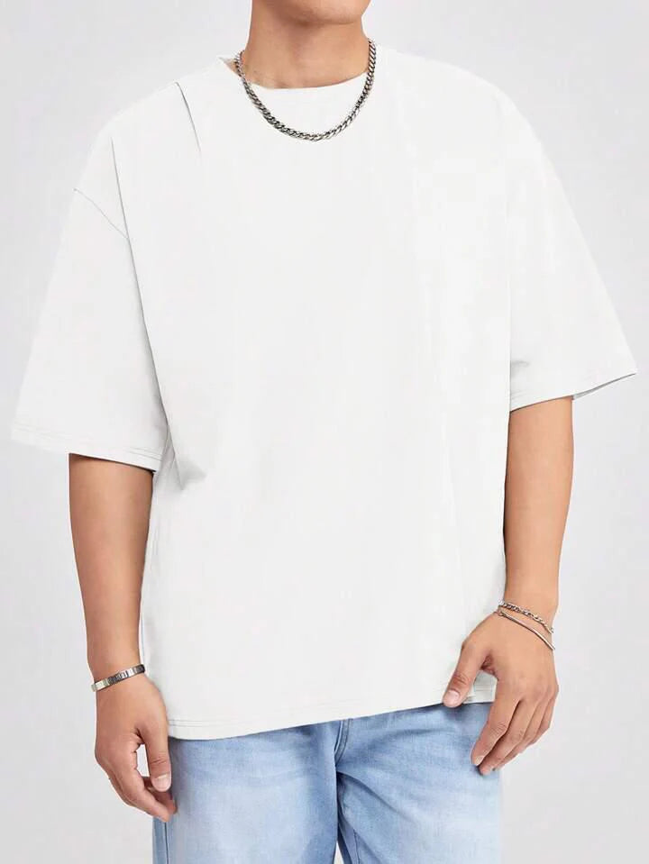 Simple Oversize T Shirt | White Unisex