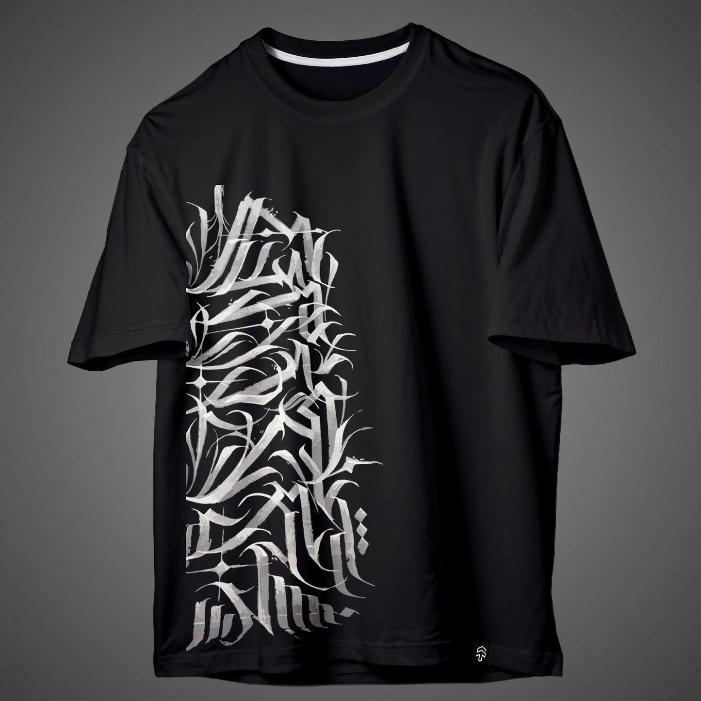 Gothic Style Oversize T Shirt | Black Unisex