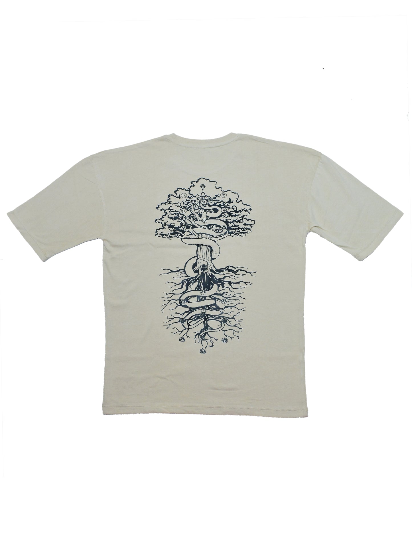 Deeply Rooted Graphic Drop Shoulder Shirt | Off White Unisex