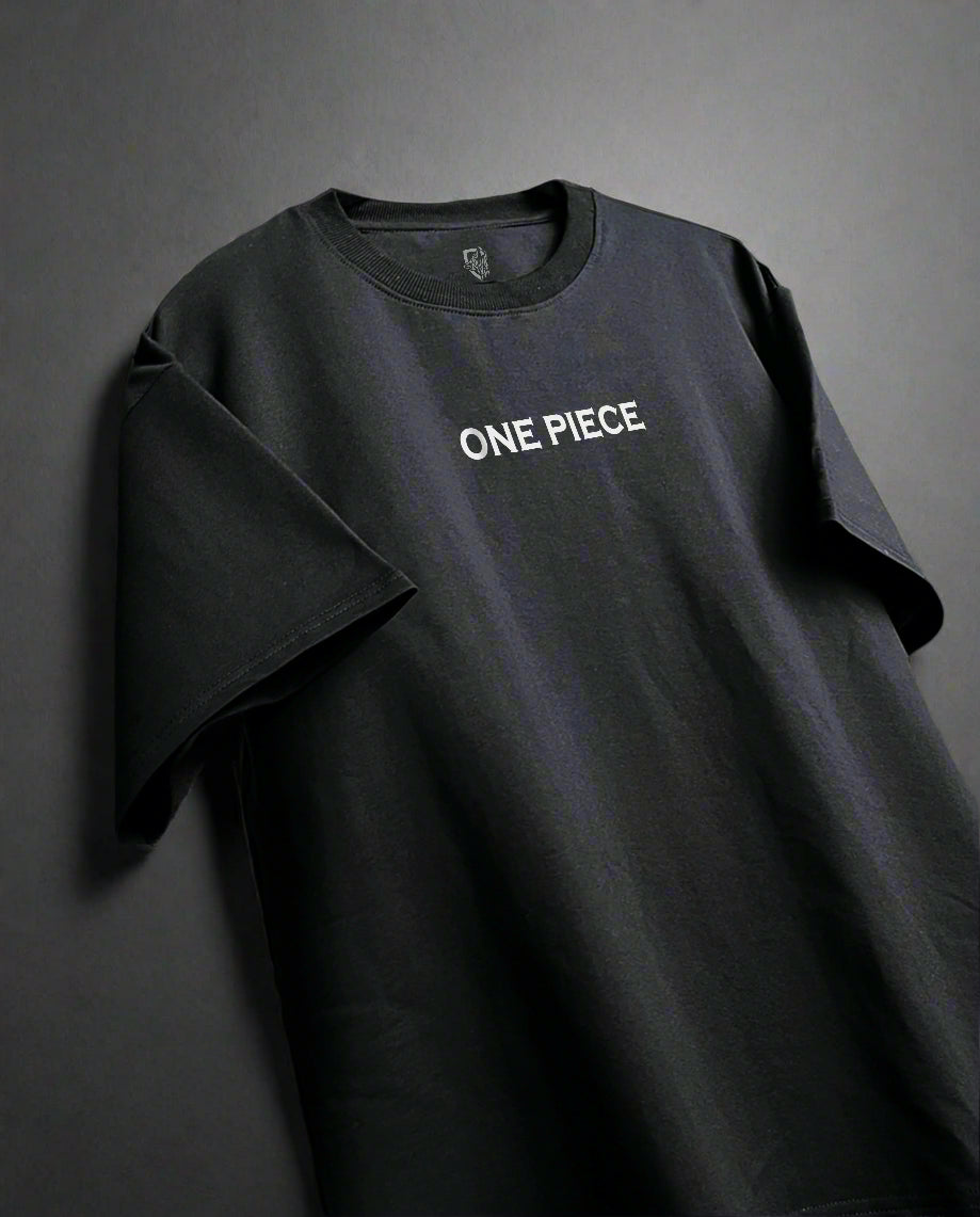 One Piece Oversized Graphic T Shirt | Black Unisex